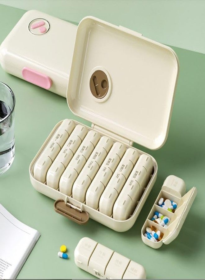 Apexx 7-Day Pill Case Organizer with 3 Compartments Per Day Reminder Storage, Weekly Medicine Box for Vitamins, Tablets & Supplements, Convenient Travel-Friendly Daily Dose Management Solution - Image 3